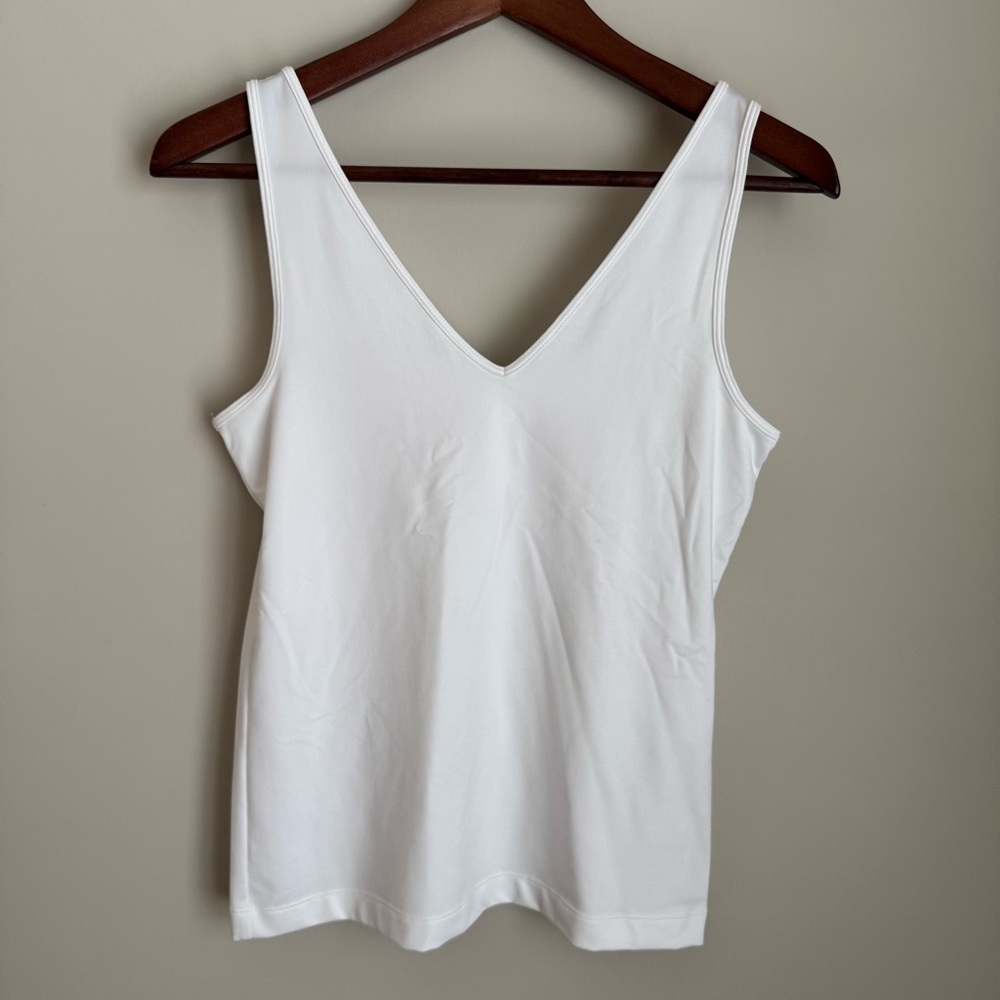 Banana Republic Factory White Spandex Tank